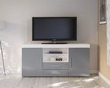 Edgeware 2 Door 2 Drawer Sideboard- White & Grey