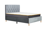Loxley Double Bed - Grey