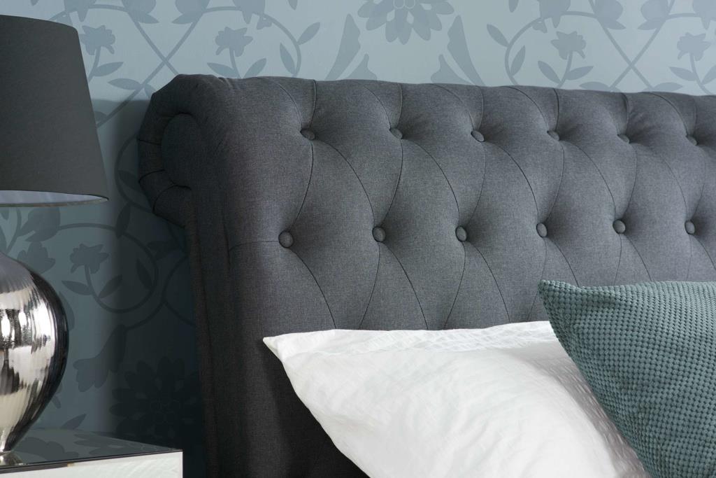Charlton Bed Super King - Charcoal