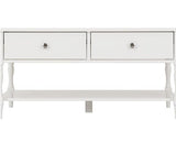 STRATFORD 2 DRAWER COFFEE TABLE - WHITE