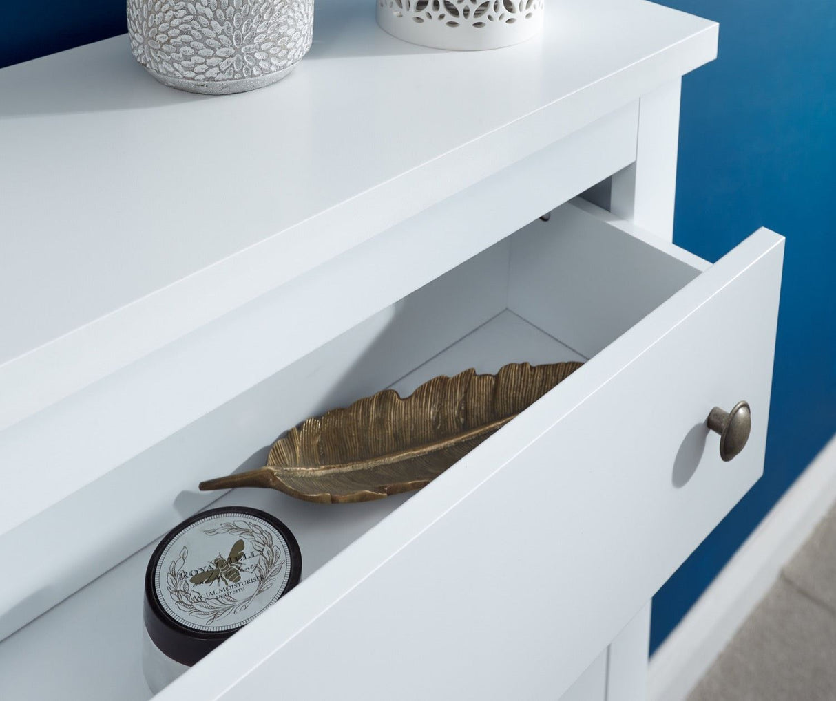 Deluxe 2 Tier Shoe Cabinet-White