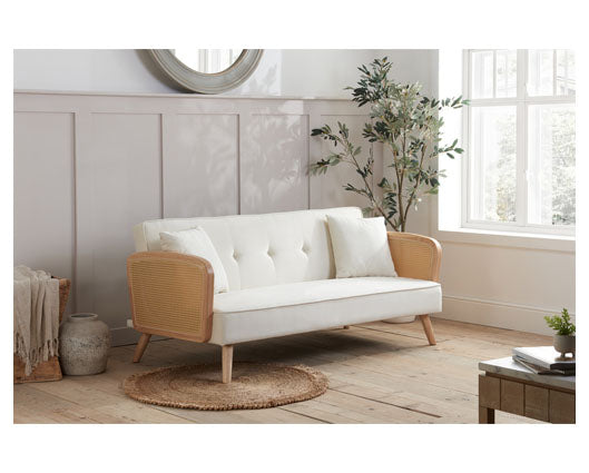 Mila Sofa Bed - White