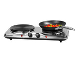 Daewoo Double 2500W Stainless Steel Hot Plate