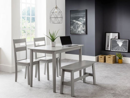 Kennedy Dining Set (Table + 2 + Bench)