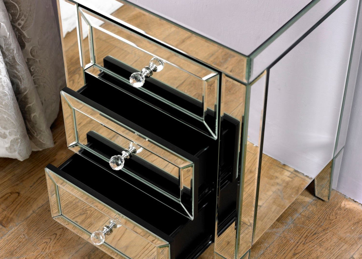Vivienne 3 Drawer Bedside