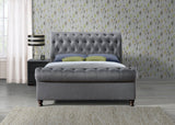 Charlton Bed King - Grey