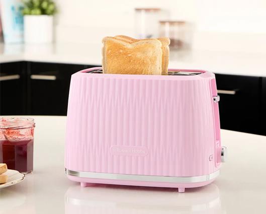 Russell Hobbs 2 Slice Eden Toaster Pink