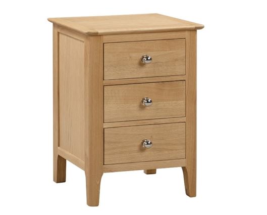 Kingston 3 Drawer Bedside