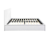 Oslo Double Ottoman Bed - White