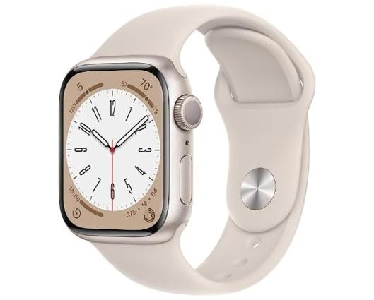 Refurbished Apple Watch Series 8 Aluminium 41mm - Starlight
