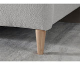 Otley King Bed - Dove Grey