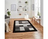 Brooke Black/Grey - 60cm x 230cm