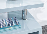 Arctic High Gloss LED Side Table-Grey