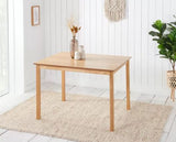 Carter Dining Table & 6 Ladder Chairs- Oak