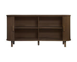 Axel 2 Door Fluted Sideboard - Walnut