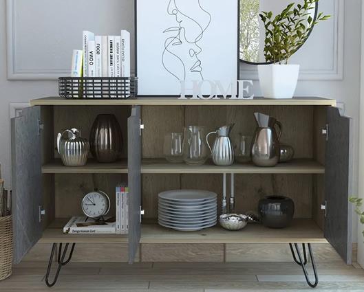 Matteo Medium Sideboard with 3 Doors