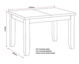 WINDSOR EXTENDING DINING TABLE - NATURAL OAK