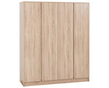 MALVERN 4 DOOR WARDROBE - SONOMA OAK EFFECT