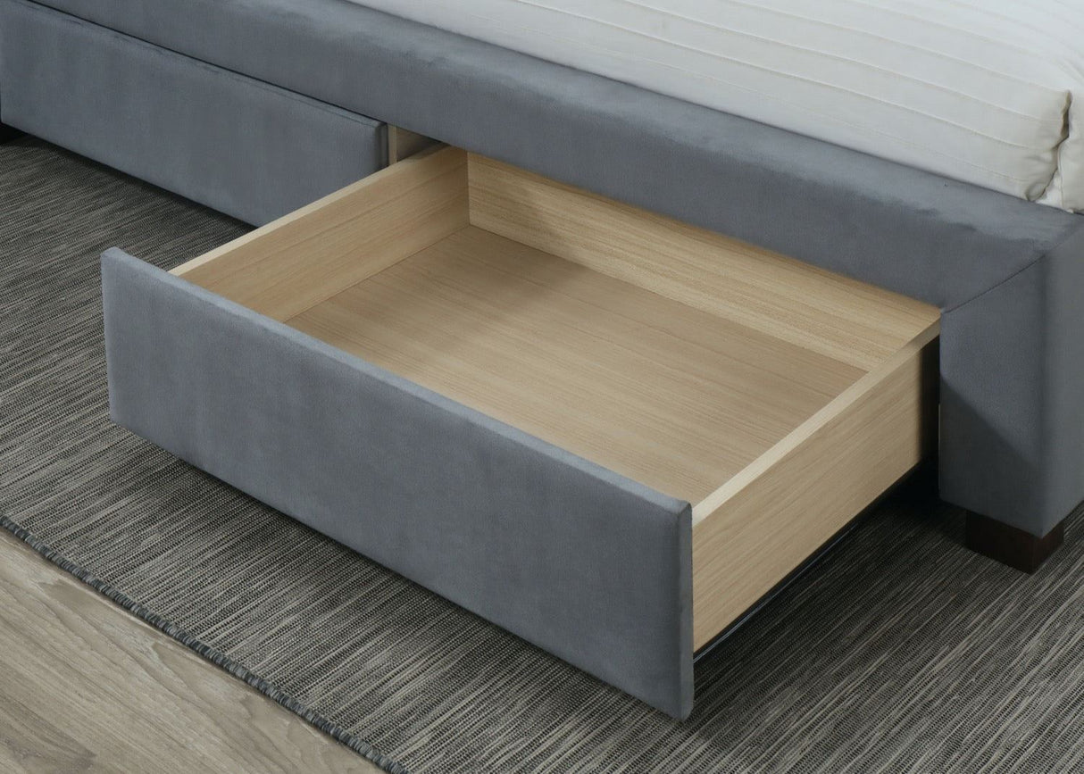 Hope Double Bed - Grey