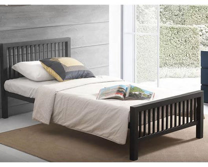 Meridian Single Bed Frame - Black