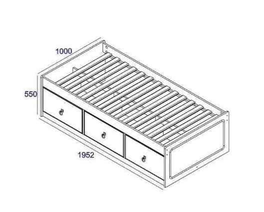 Corona Grey Cabin Bed- Single