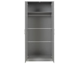 DAKOTA 2 DOOR WARDROBE BEDROOM SET - LIGHT GREY