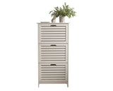 Ben 3 Tier Shoe Cabinet-White