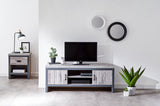 Baxter 2 Drawer TV Unit-Grey