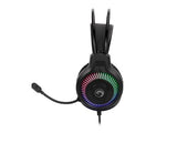 Marvo CM416-UK Wired Gaming Keyboard Black with Mouse Headset and Mat Bundle