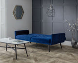 Blue Velvet Sofabed
