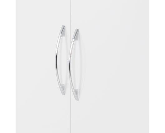 NEVADA 2 DOOR CORNER WARDROBE - WHITE GLOSS