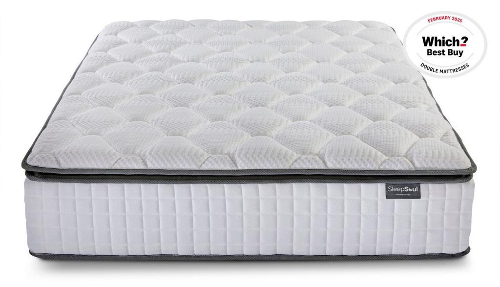 Roll Up Bliss 800 Pocket Memory Pillow Top Mattress (32cm Depth) - Small Double