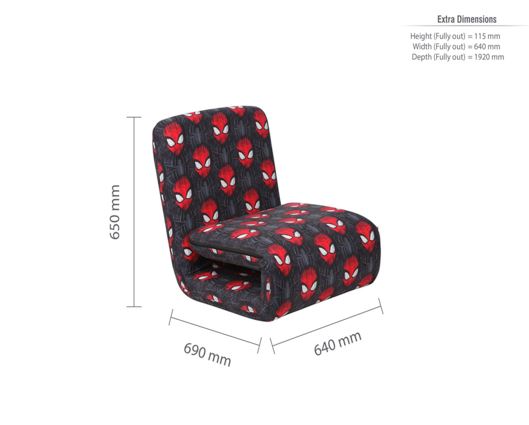 Spiderman Fold Out Bed Chair