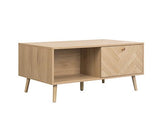 Herringford 1 Drawer Coffee Table - Oak