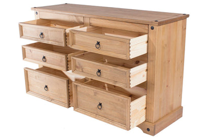 Corona Premium 3+3 Drawer Wide Chest