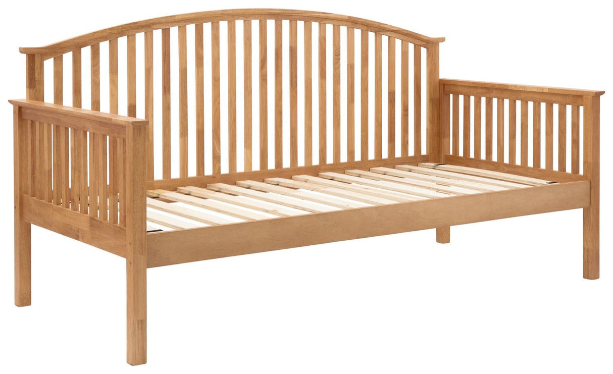 Madrid Wooden Single Day Bed - Oak