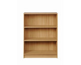 Low Wide Bookcase-Oak
