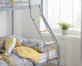 Newton Triple Bunk Bed - Silver