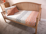 Madrid Wooden Single Day Bed - Oak
