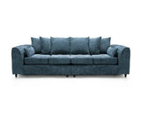 Heidi 4 Seater Sofa - Dark Blue