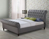 Charlton Bed King - Grey