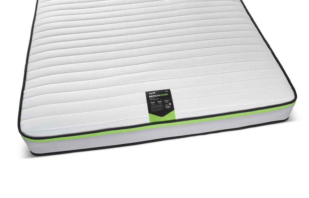 Jay-Be Benchmark S1 Comfort Eco Friendly Mattress - Small Double
