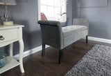 Bex Window Seat-Grey Chenille