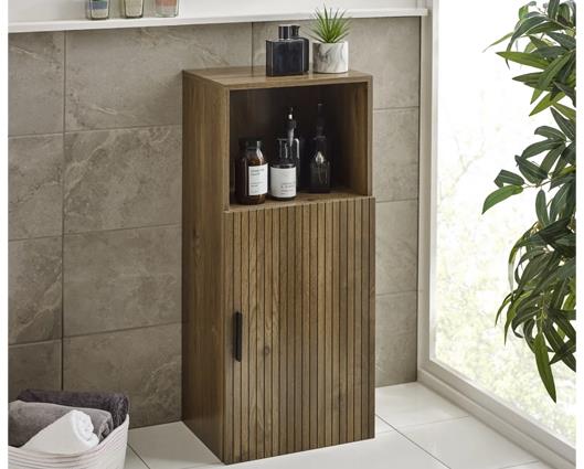 Hampshire Bathroom Storage Cabinet Walnut