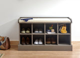 Kayleigh Shoe Bench-Grey