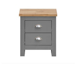 Lincoln 3 Piece Bedroom Set (3 Door Wardrobe, 2+2 Chest, 2 Drawer Bedside)