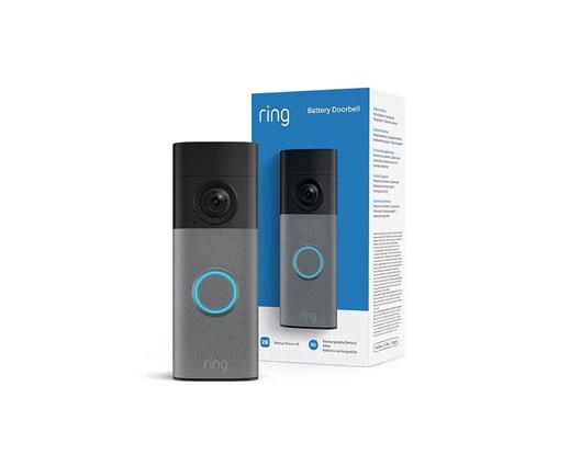 RING Battery Video Doorbell - Speckled Grey