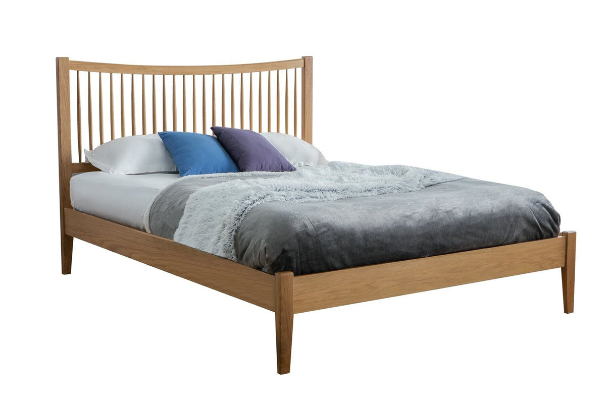 Bazel King Bed - Oak