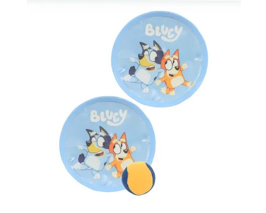 Bluey 4in1 Bumper Box Garden Games
Includes Bat and Ball, Scatch, Sticky Target Shot, Pop and Catch