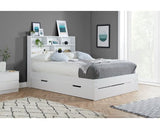 Alfie King Storage Bed - White